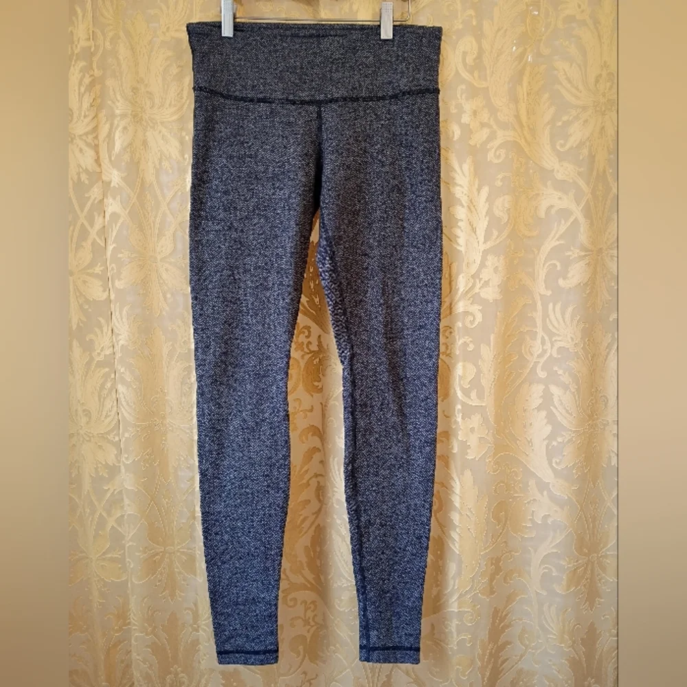 Lululemon Wunder Under Pant III - Coco Pique Black Size 8